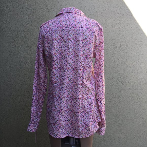 Pretty Floral Shirt, S, NWT - Picture 3 of 9
